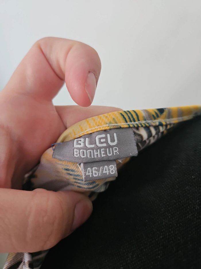 T-shirt marque bleu bonheur - photo numéro 5