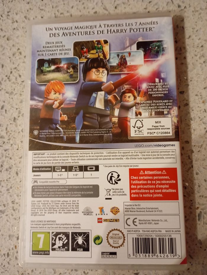 Jeu switch Lego Harry Potter collection - photo numéro 3