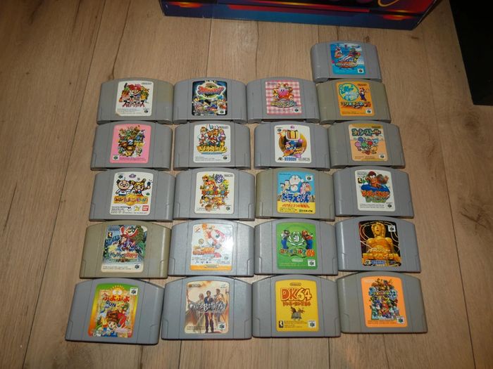 Lot N64 Nintendo 64 japonaise + 21 jeux japanese game jeux video - photo numéro 2