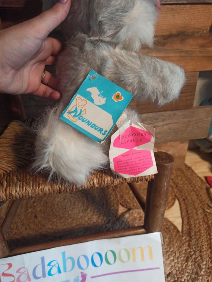 Peluche chien vintage neuf Nounours - photo numéro 3