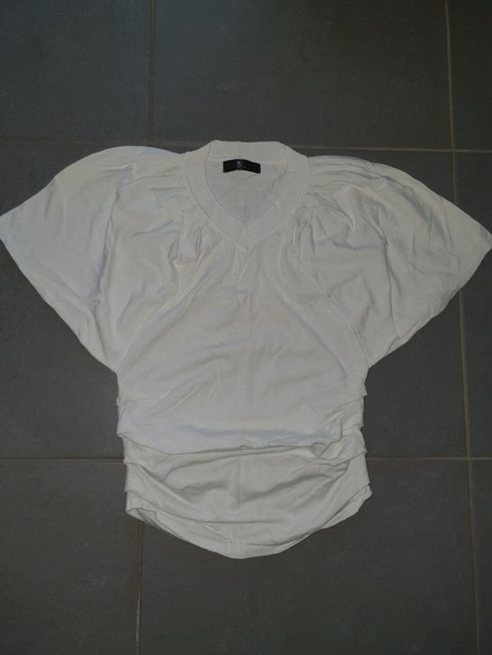 Pull manches courtes taille unique