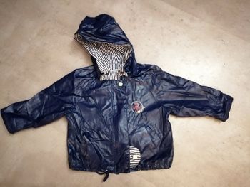 blouson imperméable marine 2 ans Billy max