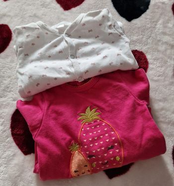 Lot pyjamas en coton 1 mois