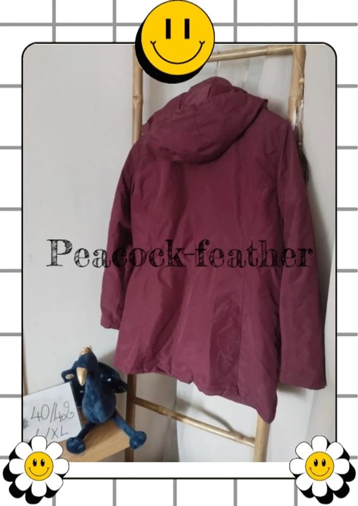 Manteau Parka bordeaux 40/42 atlas - photo numéro 8