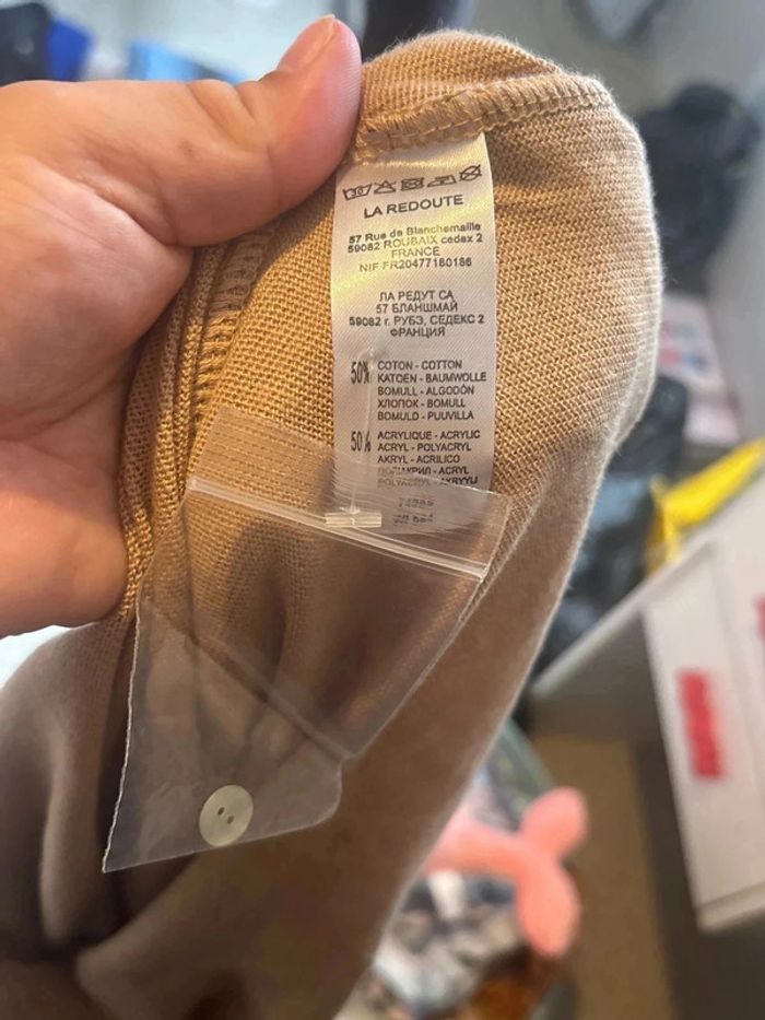 Pull fin taille 46/48 marque redoute création neuf avec étiquette - photo numéro 6