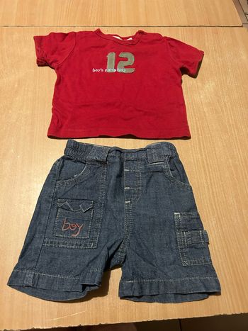 Petit ensemble été tape à l’œil taille 6 mois