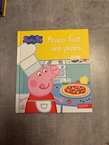 Livre Peppa Pig Peppa fait une pizza