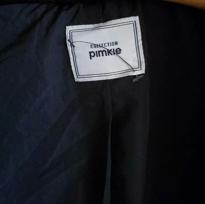 Veste noire en fausse fourrure - photo numéro 3