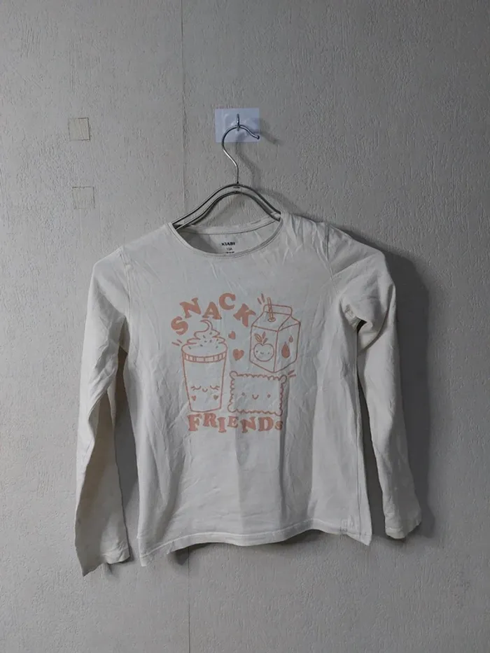 Tee-shirt manche longue imprimé "Kiabi"
