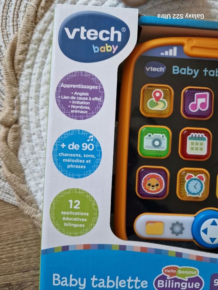 Tablette éducative bilingue VTech Baby – Neuf sous carton - photo numéro 2
