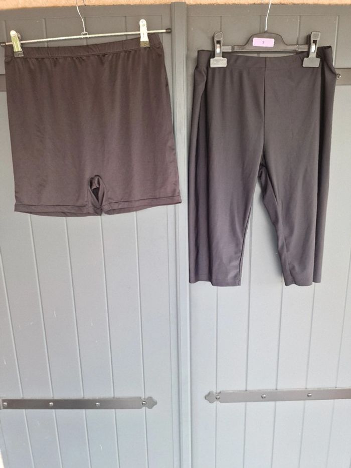 Lot de shorts cyclistes noirs