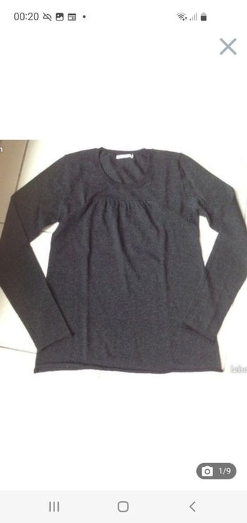 Pull tunique noir 14 ans Monoprix