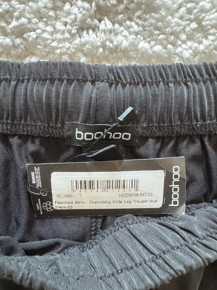 Pantalon large en jersey Boohoo – Taille 40 – Neuf avec étiquette - Décontracté - Idéal été - photo numéro 5