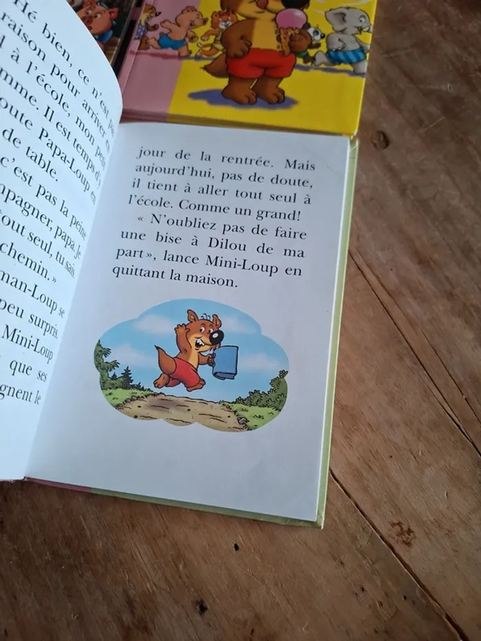 Lot de 4 livres Mini-Loup première lecture - photo numéro 2