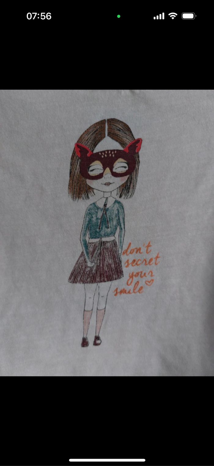 Tee shirt manches longues Mango taille 5 ans - photo numéro 2