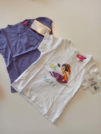 Lot 2 tee shirt neufs