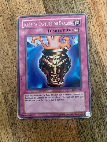 Carte Yu-Gi-Oh! Jarre de capture du dragon DDY-F040 1996