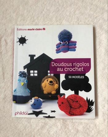 Livre - Doudous rigolos au crochet - 50 modèles