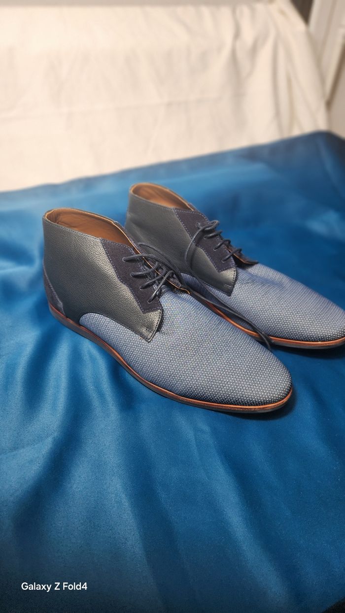 🌹pièce unique ! boots bocage renald bleu - pointure 45 - neuf - photo numéro 2