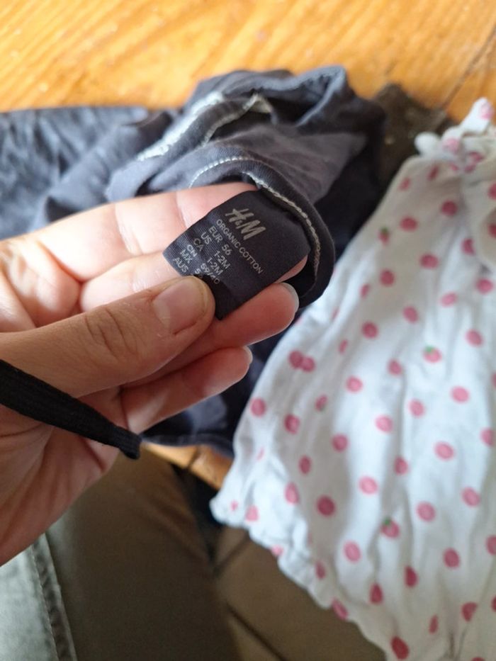 Lot de 2 combi short tissus - photo numéro 7