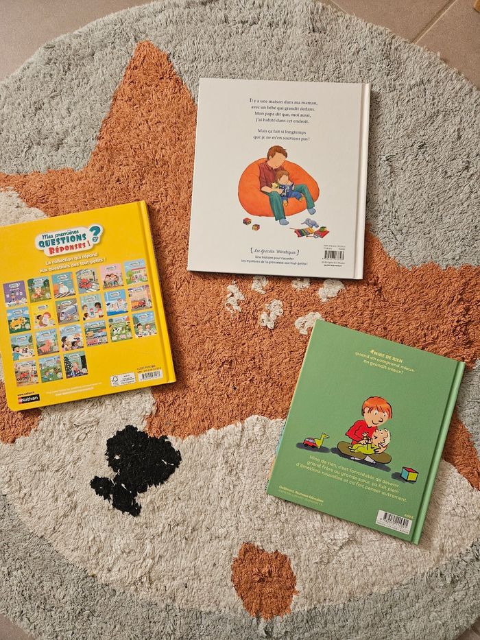 Lot de 3 livres pour l'arrivée de bébé a la maison - photo numéro 2