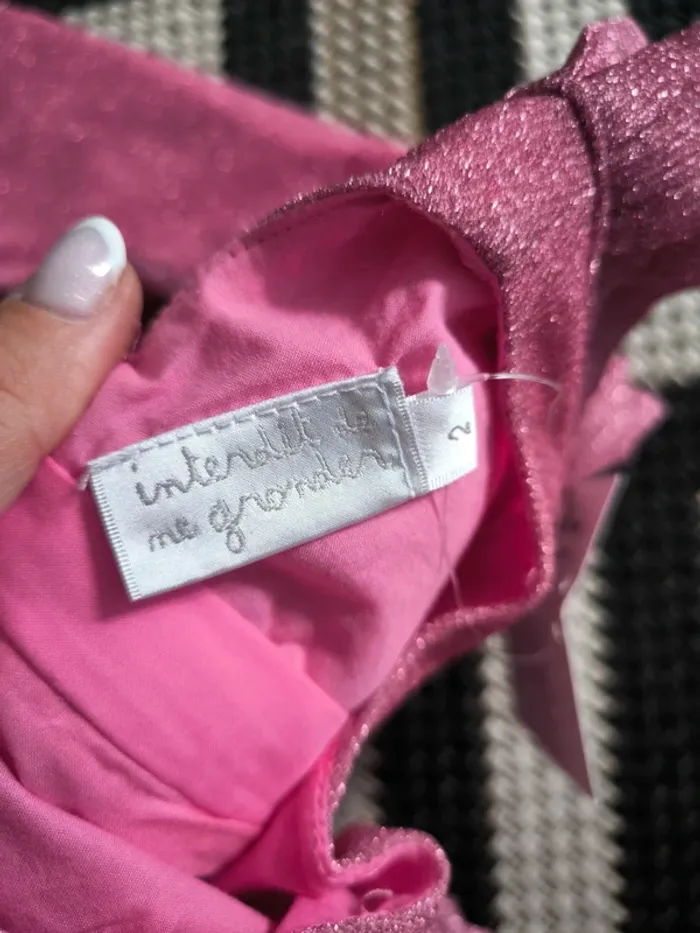 Robe à paillettes interdit de me gronder 2 ans - photo numéro 5