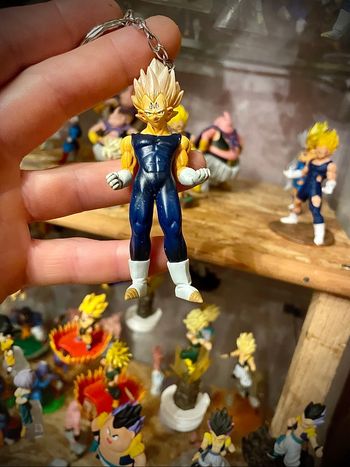 Figurine dragon ball gashapon porte clé Majin Vegeta