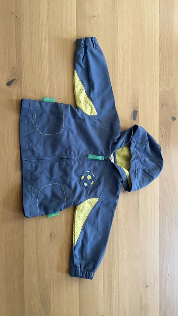 Veste légère bleue pick ouic 6 mois - photo numéro 2