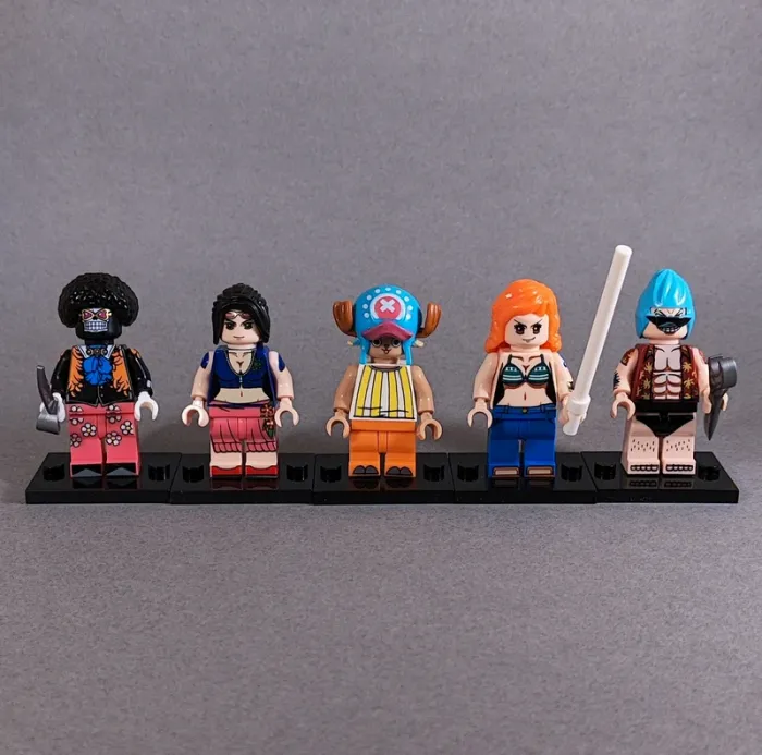 One piece - lot de 15 mini figurines au format Lego - photo numéro 2