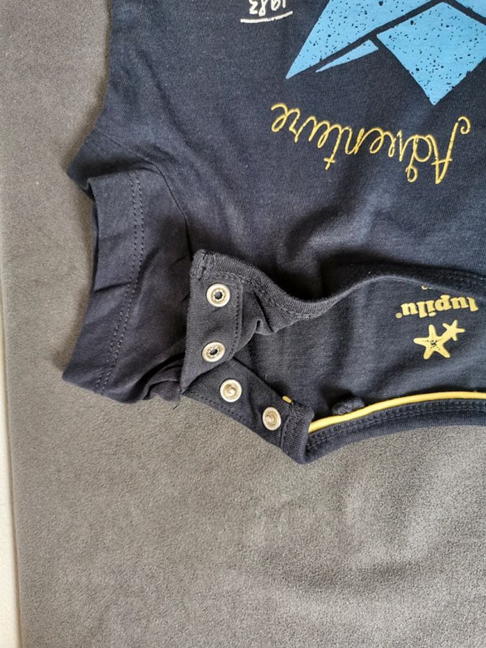 tee-shirt bleu - Lupilu - 18 mois - photo numéro 9