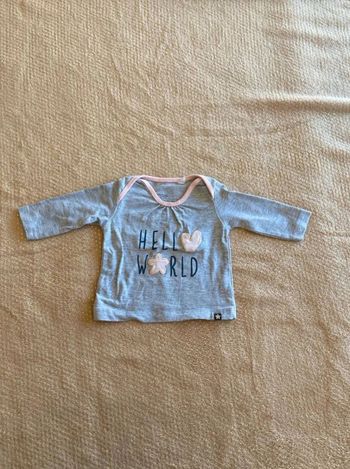 T-shirt  manches longues  naissance