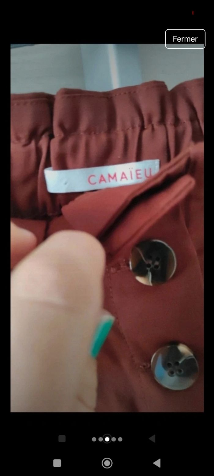 Short marron Neuf Camaïeu - photo numéro 3