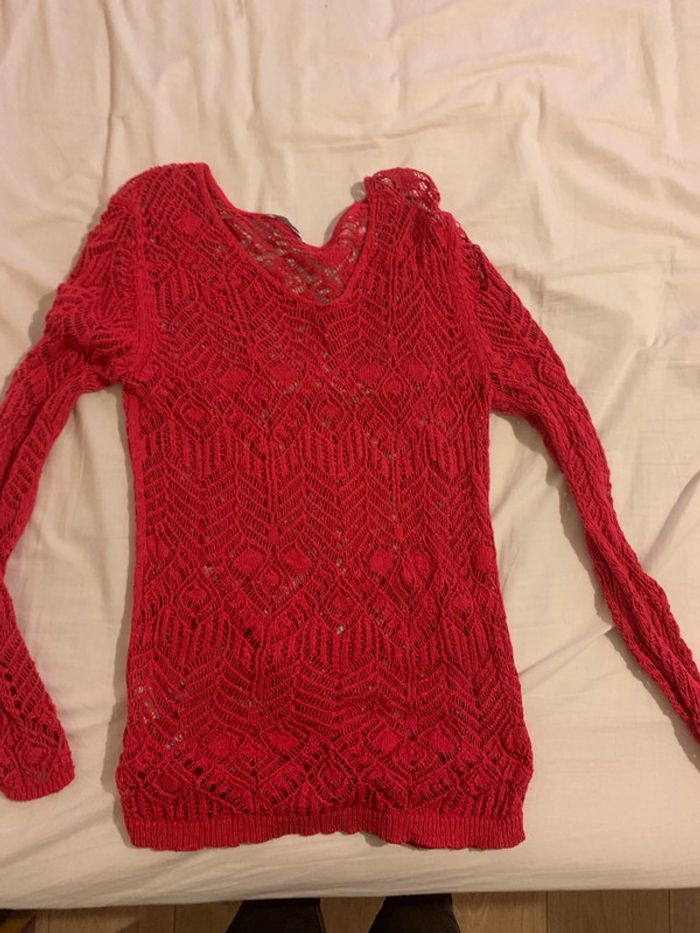 Pull ajouré
