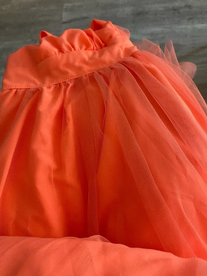 Magnifique robe longue rose fluo - photo numéro 7