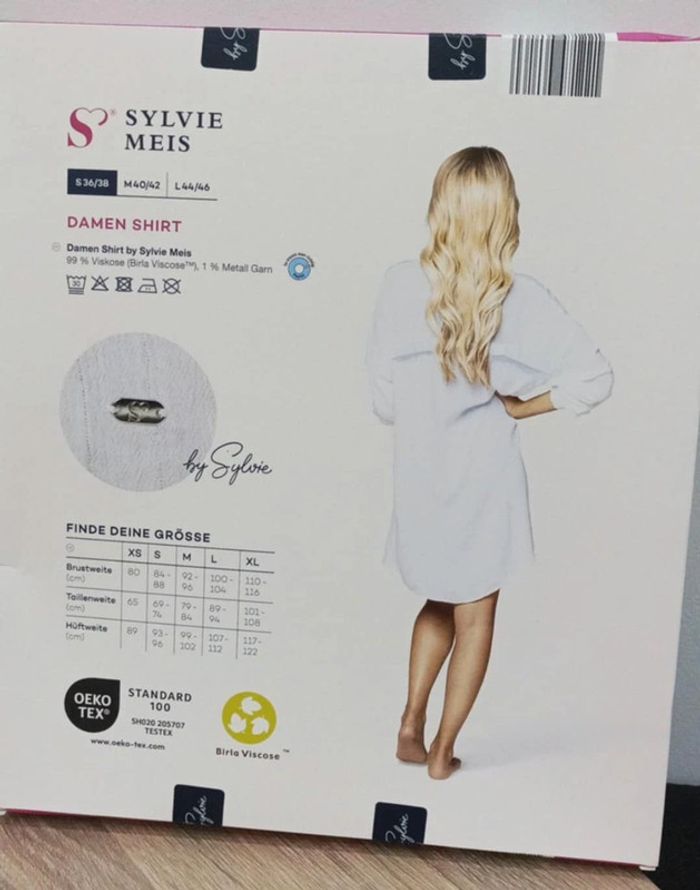 Chemise blanche avec fil argenté taille S neuve - photo numéro 2
