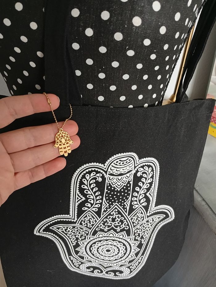 Tote bag FATMA noir - photo numéro 2