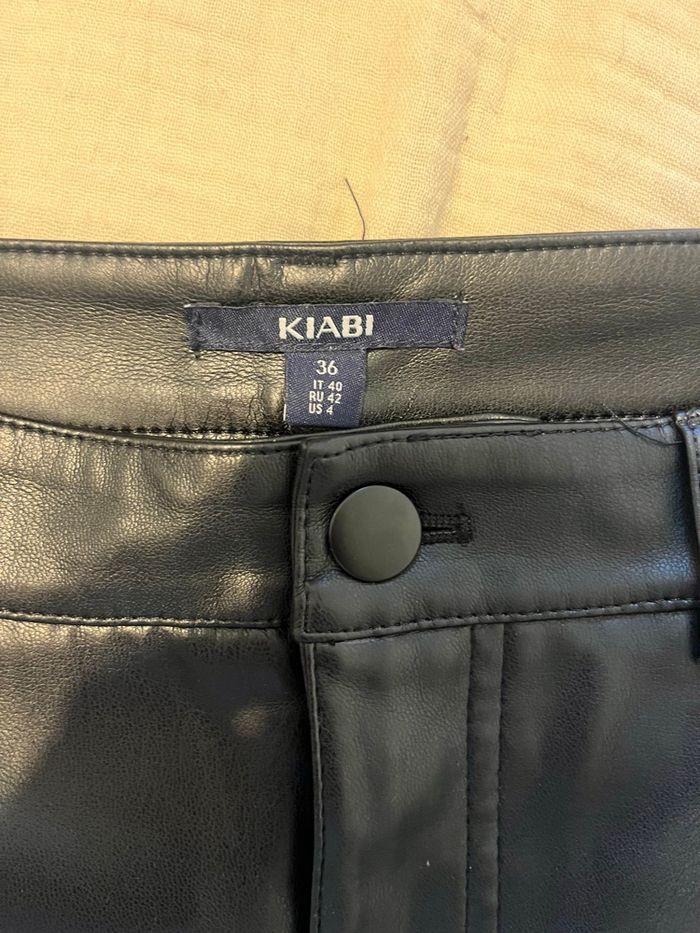 Pantalon slim cuir - photo numéro 3