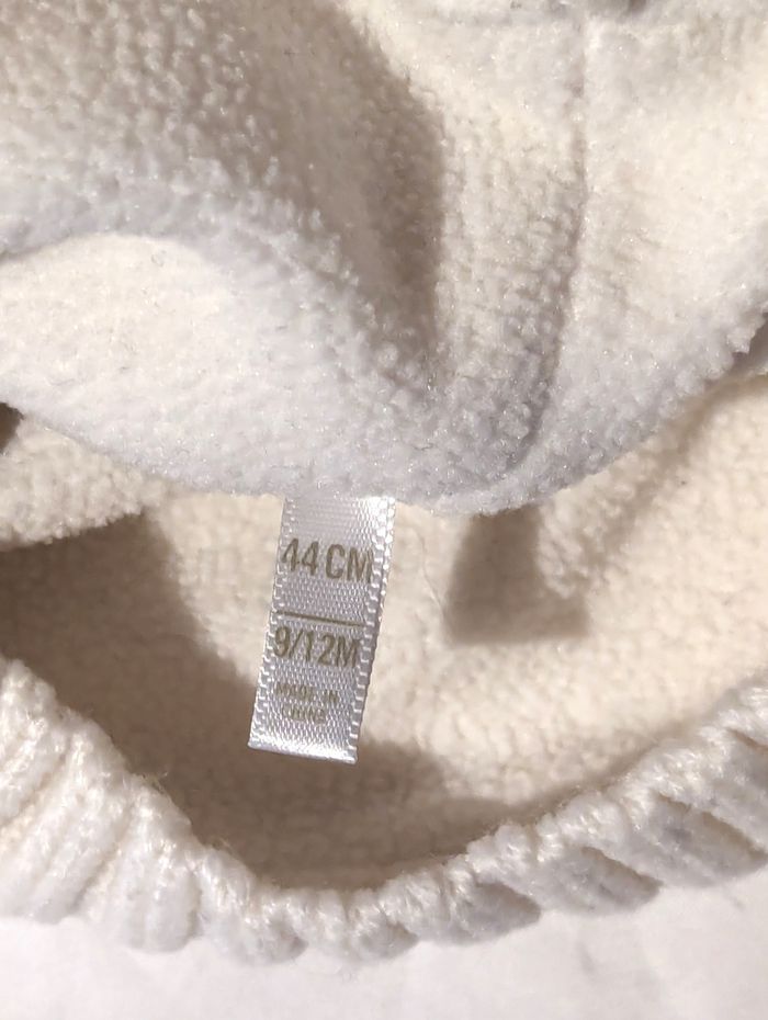Petit Bonnet Blanc Petits Pompons Ronds Vêtement Accessoire Petits Enfants Bébés - photo numéro 6