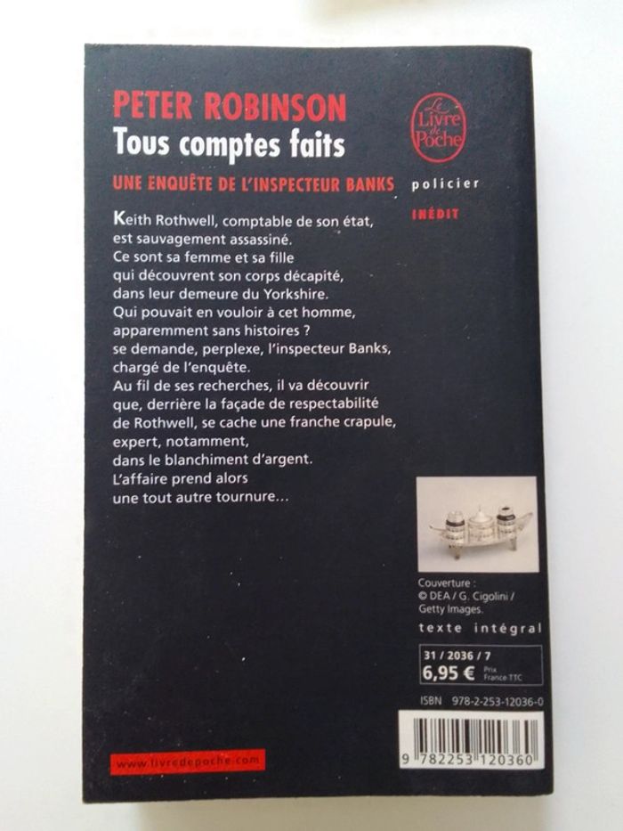 Peter Robinson - Tous comptes faits - photo numéro 2