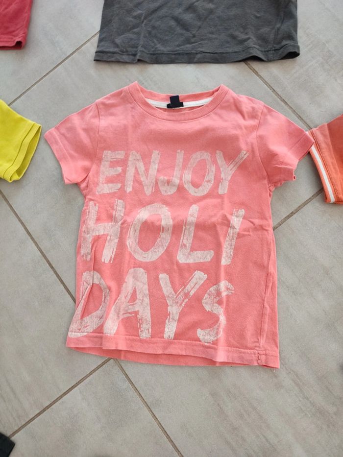 Lot de 10 Tshirt garçon été 5-6 ans - photo numéro 8