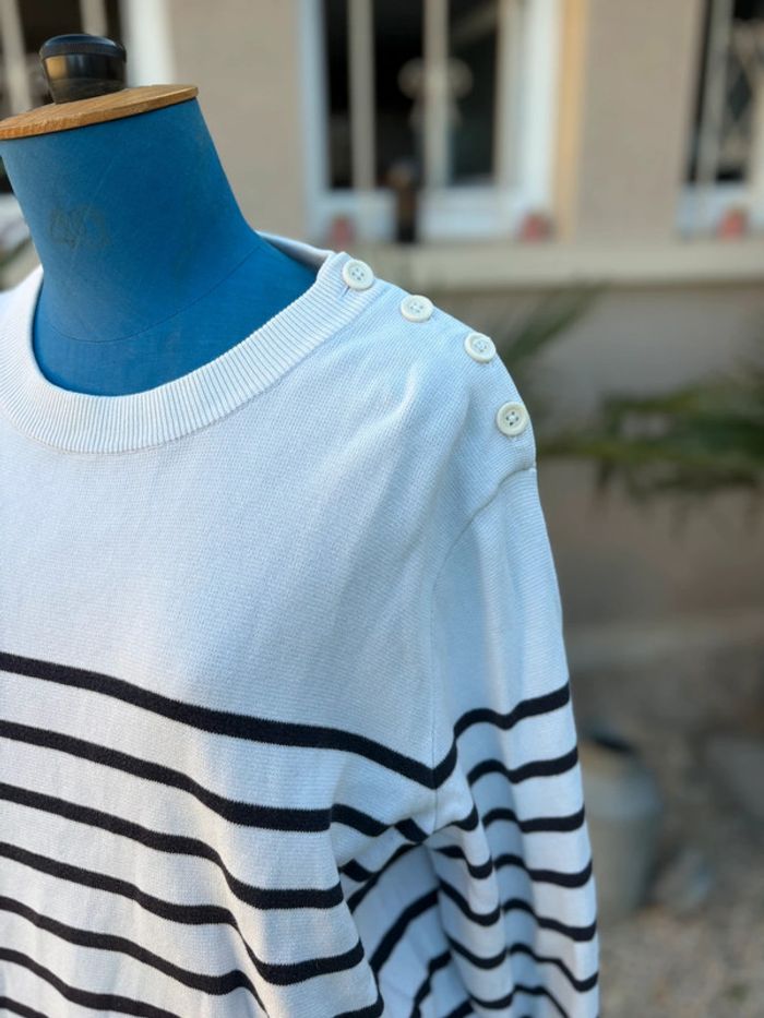 Pull Jules - à rayures - taille XL/42 - en très bon état - photo numéro 2