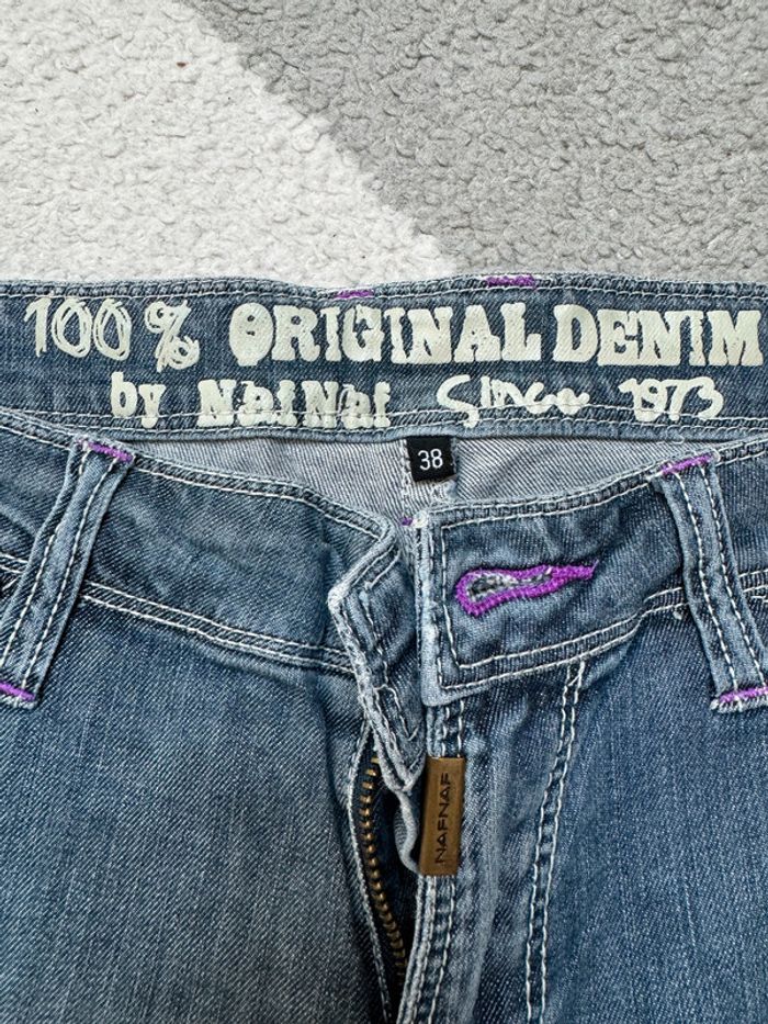 Short en jean Naf naf Taille 38 - photo numéro 3