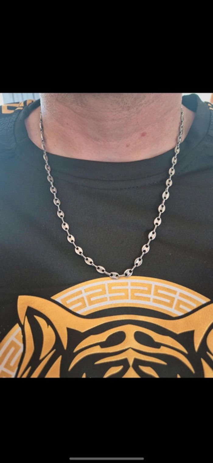 Collier homme en acier inoxydable - photo numéro 3