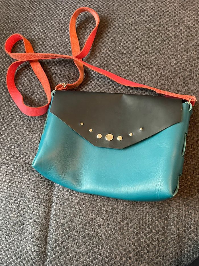 Sac à main cuir fait main