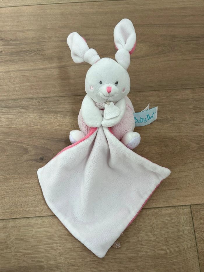Doudou mouchoir lapin baby nat
