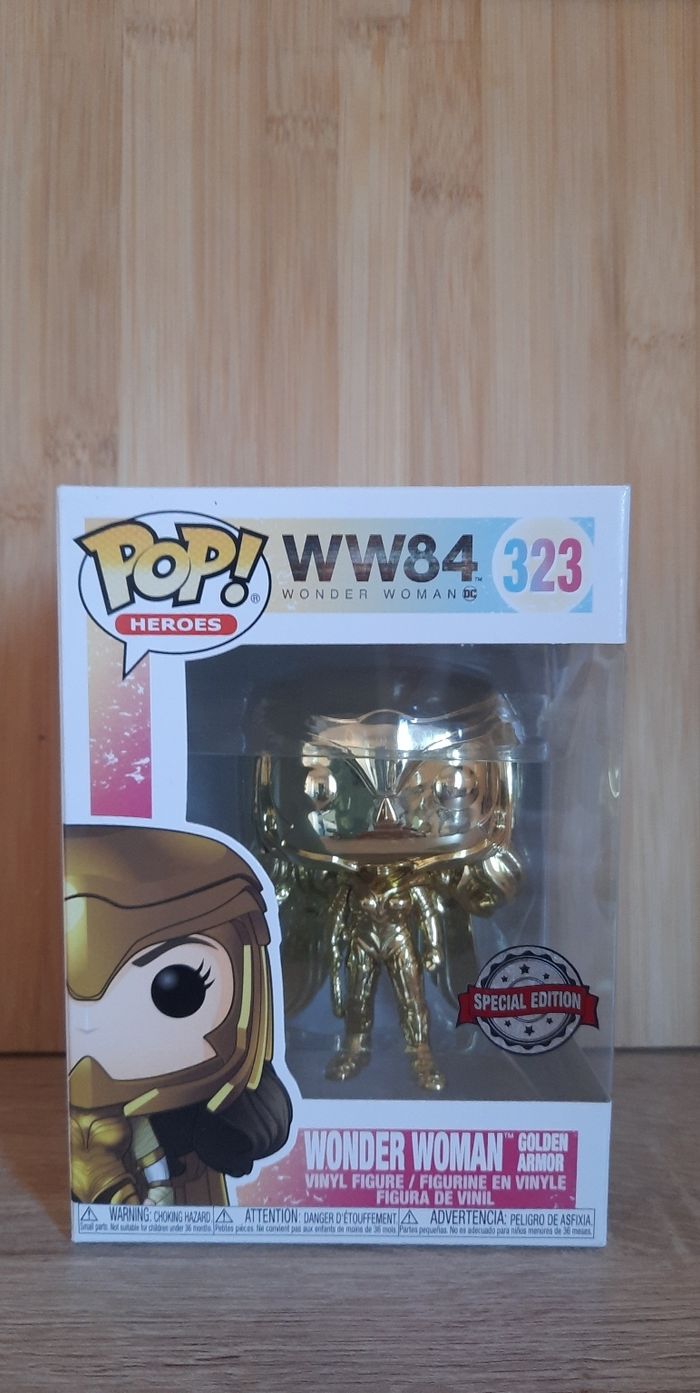 Pop wonder woman golden armor 323