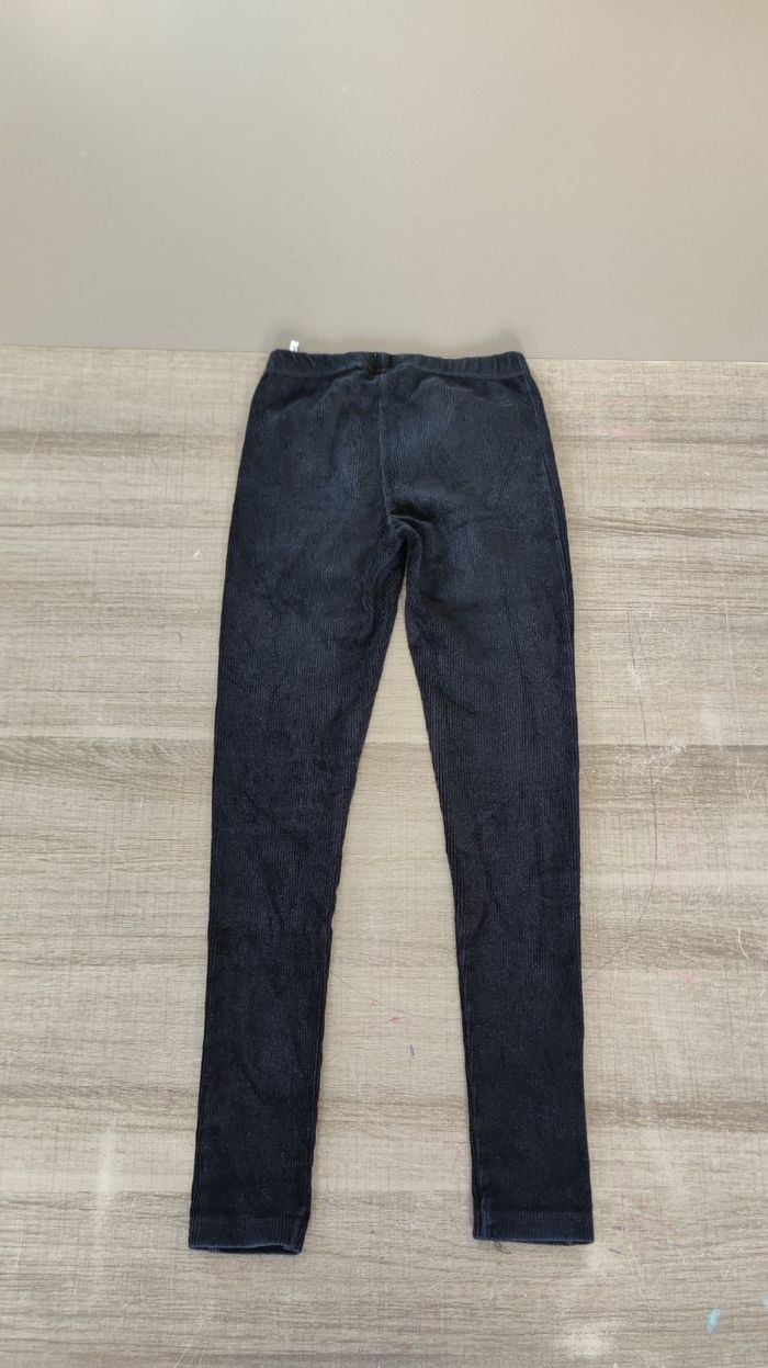 Pantalon noir sans marque taille 9 ans pour fille - photo numéro 2