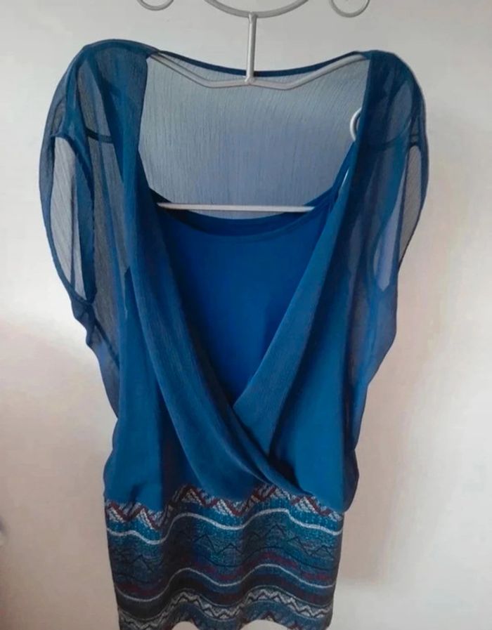 Robe élégante bleue - photo numéro 2