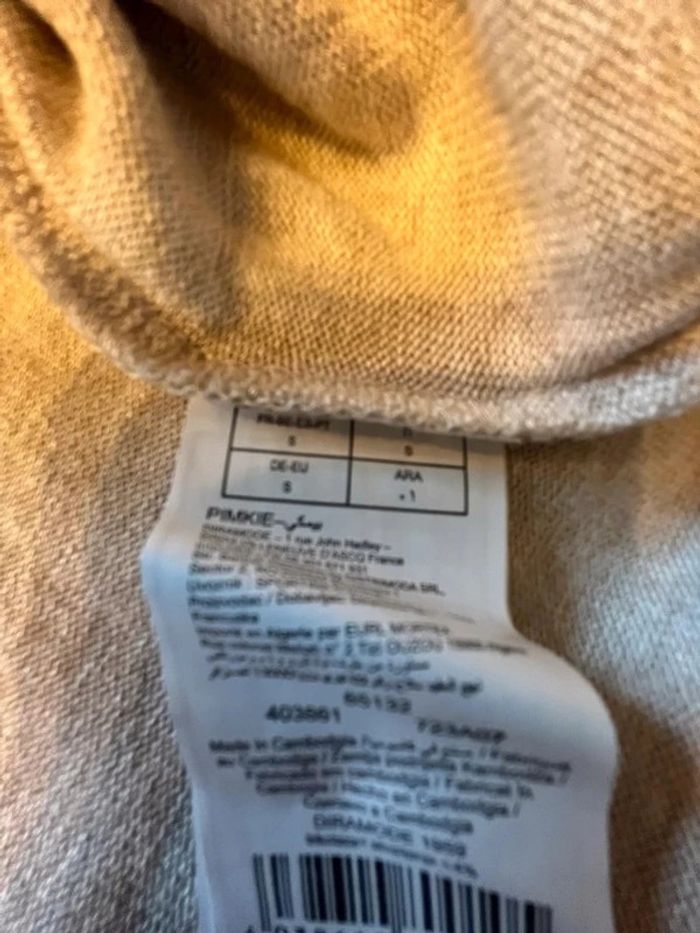 T-shirt épais beige - photo numéro 4