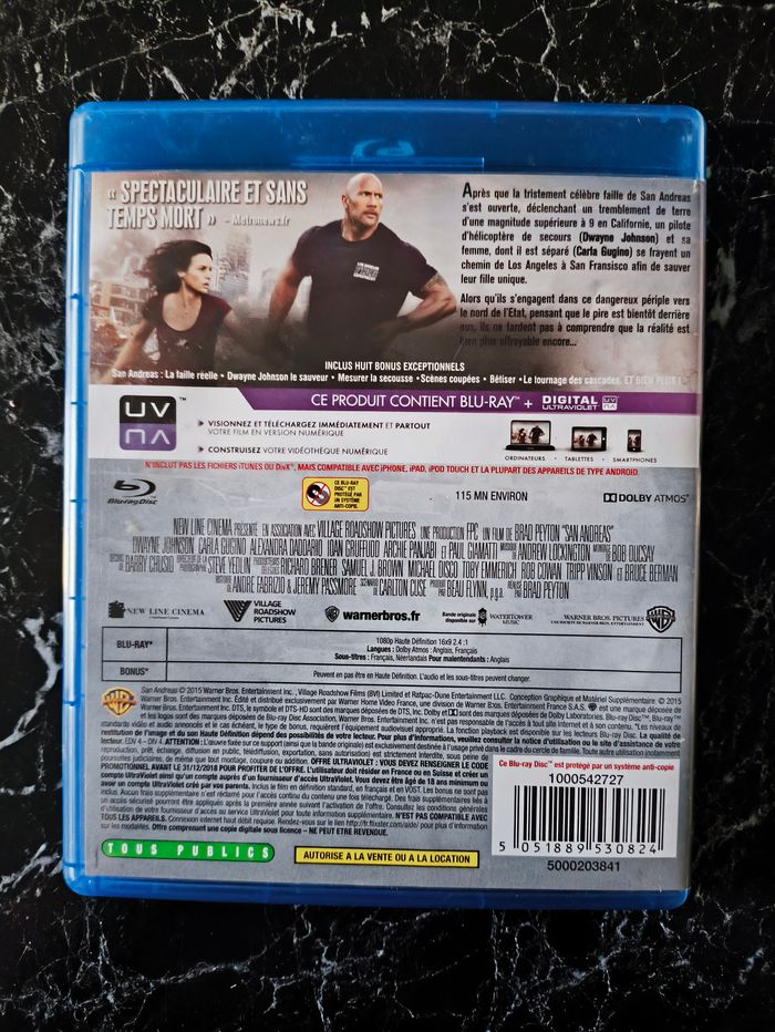 San Andreas en Blu-ray - photo numéro 2